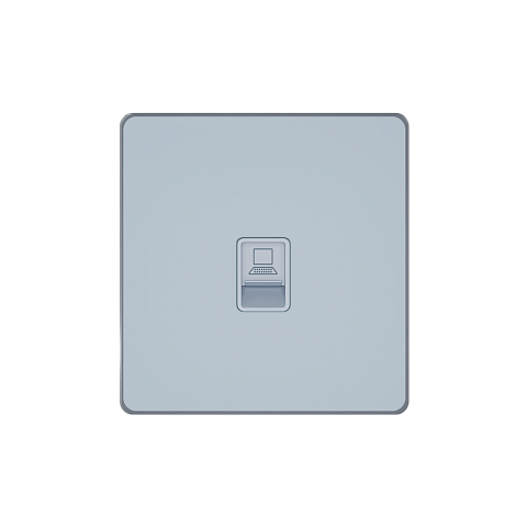 Systeme Electric Systeme Infinity Стальное небо Розетка информационная RJ-45 кат.5e