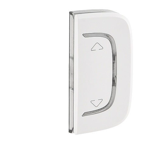 Legrand Valena ALLURE Бел MyHome Накладка мех. BUS/SCS.С сим-м "Вверх-вниз".1 мод.Уст. спр или сл