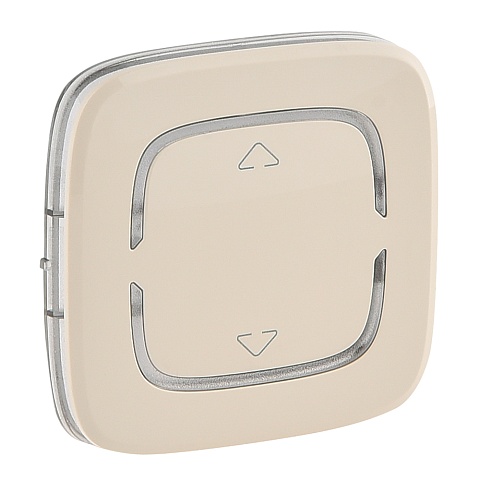 Legrand Valena ALLURE Сл.кость MyHome Накладка  для мех. BUS/SCS.С символом "Вверх-вниз".2 модуля