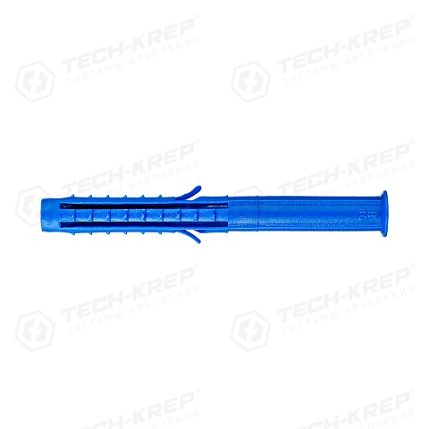 Tech-Krep Дюбель распорный Чапай 8х80 шипы+усы (синие) (300 шт) - пакет накл.