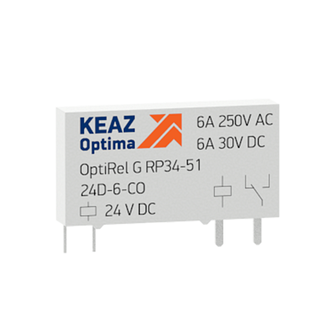 КЭАЗ Реле промежуточное OptiRel G RP34-51-6D-6-CO