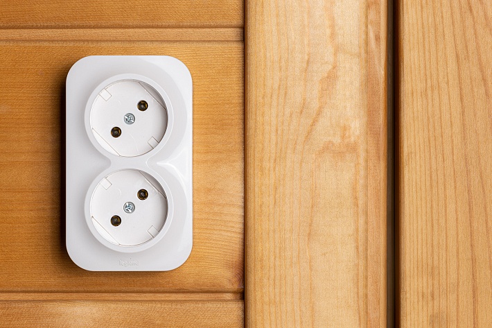 Legrand Quteo IP 20 Белый Розеточный блок с предварительным подключением 2 x 2К без шторок - 16 A - 250 В~