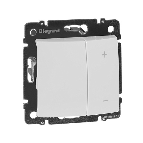 Legrand Valena Бел Светорегулятор нажимной 40-400W для л/н, универсальный, многофункциональный