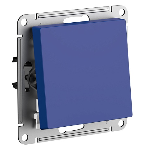 Systeme Electric AtlasDesign Аквамарин Выключатель 1-клавишный 2-полюсный, 10А, механизм