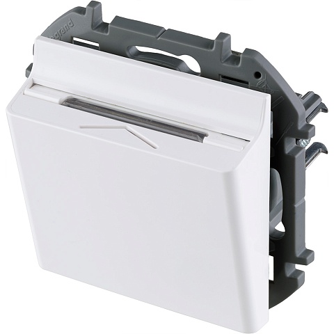 Legrand INSPIRIA Белый Выключатель для гостиничных номеров
