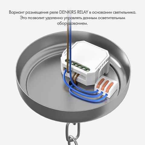 Denkirs RL1004-DM/1 Двухканальное Wi-Fi реле-диммер 2 x 100 Вт