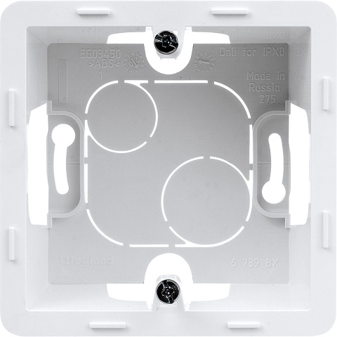 Legrand INSPIRIA Белый Коробка накладного монтажа - 1 пост