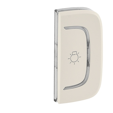 Legrand Valena ALLURE Сл.кость MyHome Накладка  для мех. BUS/SCS с симв. "Осв." 1 мод уст. справа