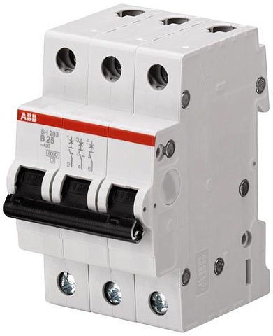 ABB Выключатель автоматический 3-полюсной SH203 C 4