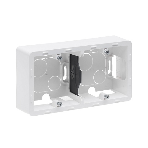 Legrand INSPIRIA Белый Коробка накладного монтажа - 2 поста