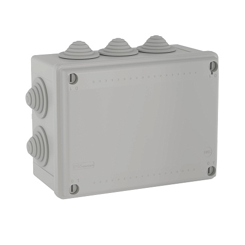 DKC Коробка распределительная 190х140х70 IP 55 10 конических сальников