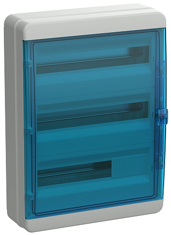 IEK TEKFOR Корпус пласт. КМПн-54 IP65 син. прозр. дверь