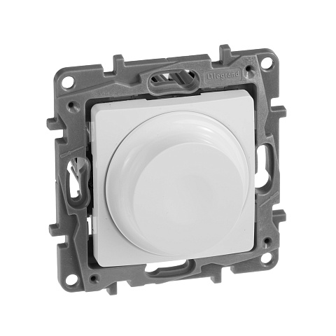 Legrand Etika Белый Светорегулятор поворотный, 300Вт, без нейтрали