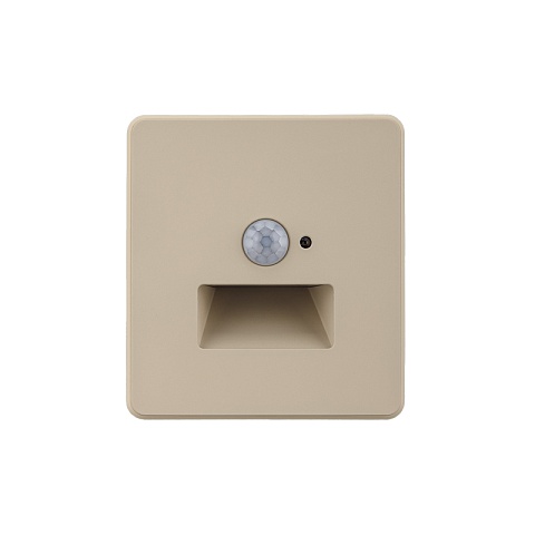 KRANZ ROUND Подсветка для ног (коридорная / лестничная), шелк, с 1-пост. рамкой