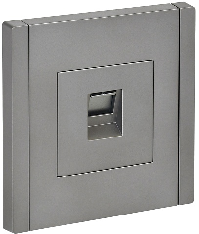 IEK FORTE&PIANO Сталь Розетка комп. RJ45 кат.6 FP531