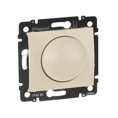 Legrand Valena Крем Светорегулятор поворотный 40-400W для ламп накаливания (вкл поворотом)