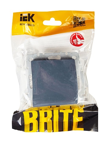 IEK BRITE Выключ. 1-кл. перекр. 10А ВС10-1-3-БрМ мар.