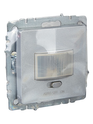 IEK BRITE BASE Алюминий Датчик движения ДС10-1-БрА