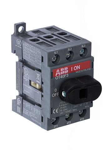 ABB OT40F3 Выключатель-разъединитель 3Р 40А с ручкой управления