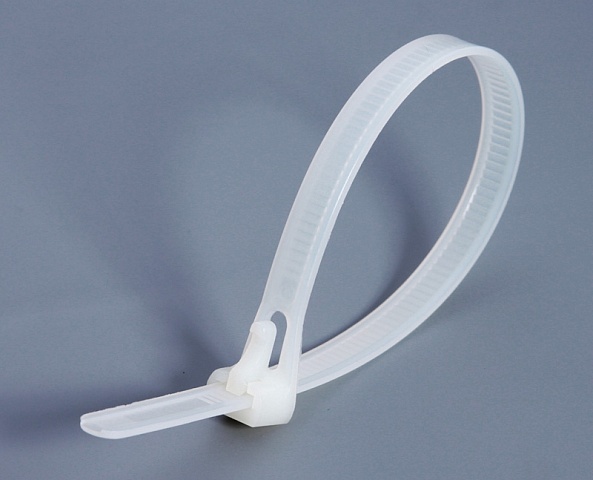 Fortisflex Стяжки нейлоновые КСР 7,5*200 (ч) (100шт.)