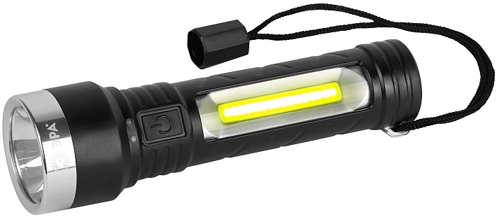 ЭРА Светодиодный фонарь  UA-501 универсальный, аккумуляторный, COB+LED, 5 Вт, резина
