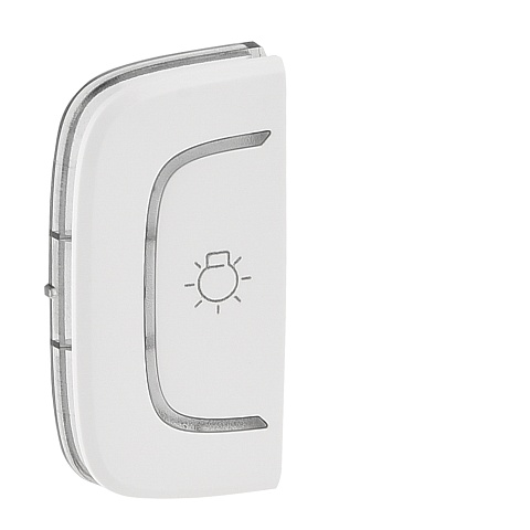 Legrand Valena ALLURE Бел MyHome Накладка механизма BUS/SCS.С символом "Освещение" 1 мод Уст слева