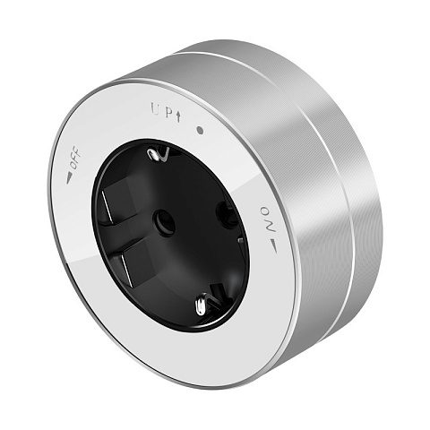 Systeme Electric MultiTrack Розетка 2К+З круглая 16А/250В Белый