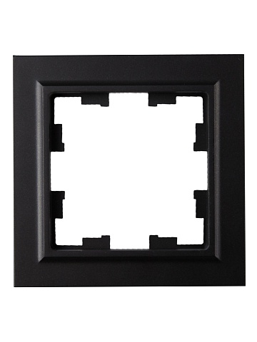 IEK BRITE Рамка 1-местная IP44 РУ-1-БрЧ-44 черный