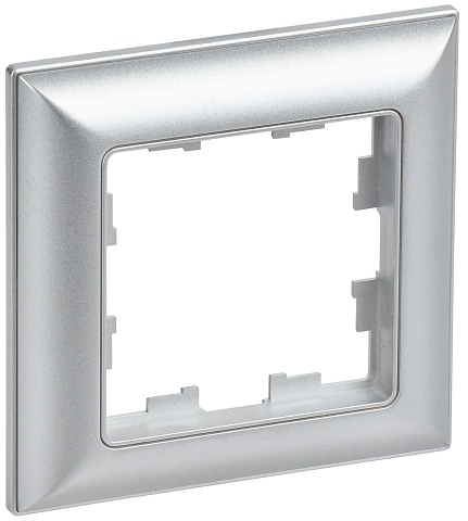 IEK BRITE DECOR Алюминий 3D-форма Рамка 1-м РУ-1-Бр