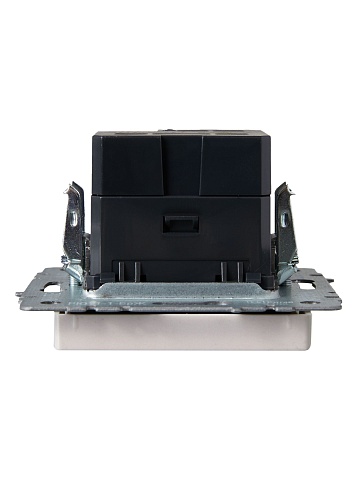 IEK BRITE Роз. USB A+C 18Вт РЮ11-1-БрЖ жемч.