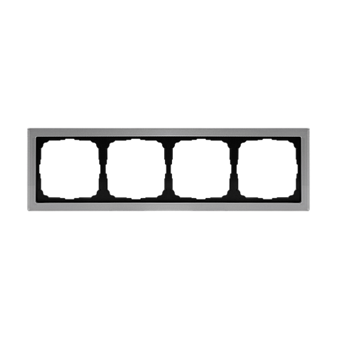 Systeme Electric ArtGallery Pure Органическое стекло Алюминий Рамка 4-ая