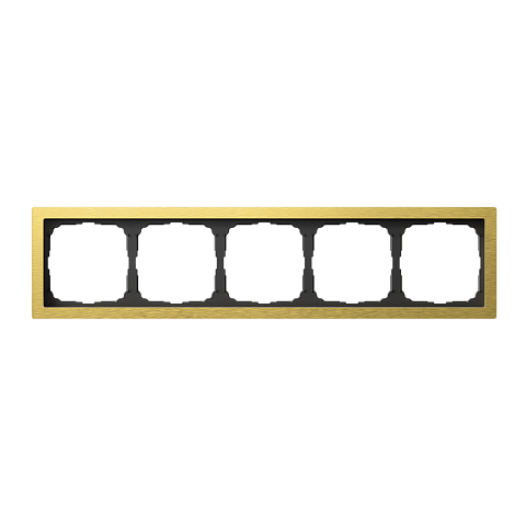Systeme Electric ArtGallery Pure Металл Золото Рамка 5-ая