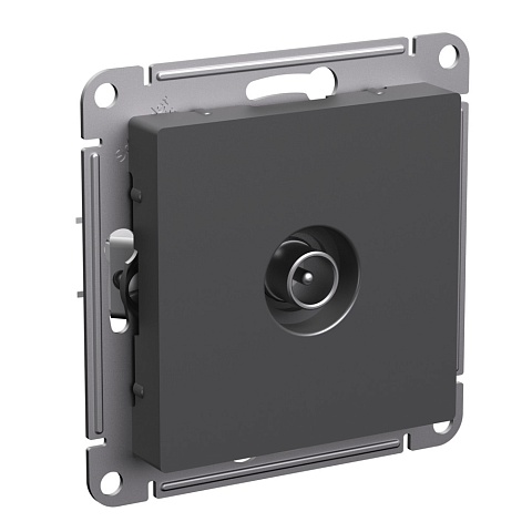 Systeme Electric AtlasDesign Базальт Розетка TV оконечная 1DB, механизм