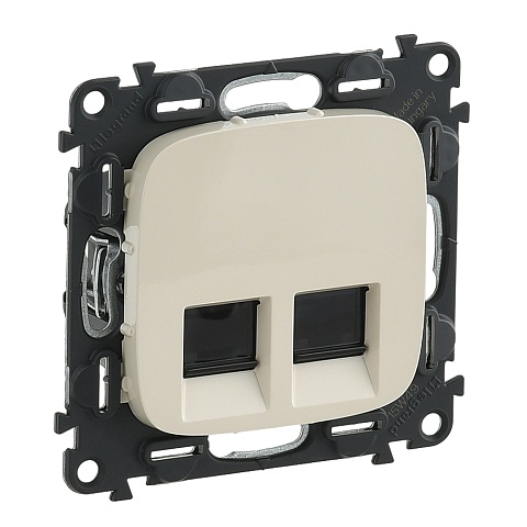 Legrand Valena ALLURE DIY Сл.кость Розетка комп(RJ45) 2-ая 6 кат UTP