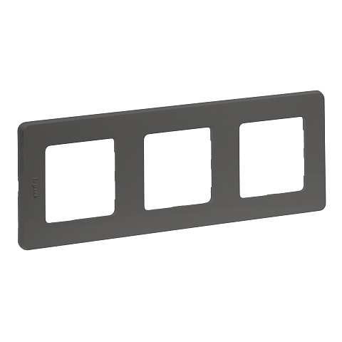 Legrand INSPIRIA Дымчатый Рамка - 3 поста