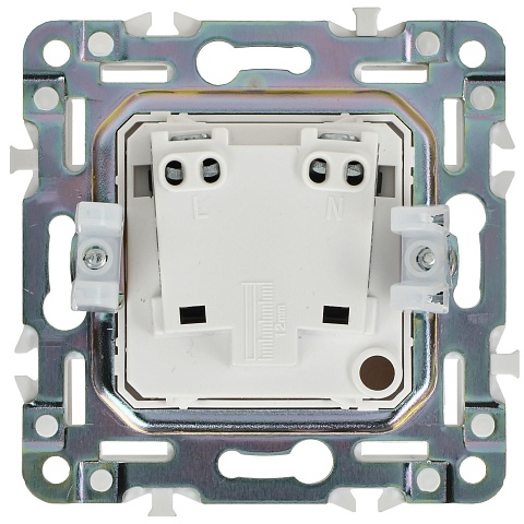 IEK SKANDY Черный Розетка б/з 10А SK-R02Bl