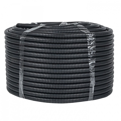 EKF PROxima Труба гофр. FRHF с зондом d16мм (100м) черная Plast