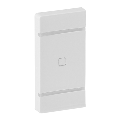 Legrand Valena LIFE Бел MyHome Накладка мех. BUS/SCS.С сим-м "Стоп".1 модуль.Уст. справа или слева