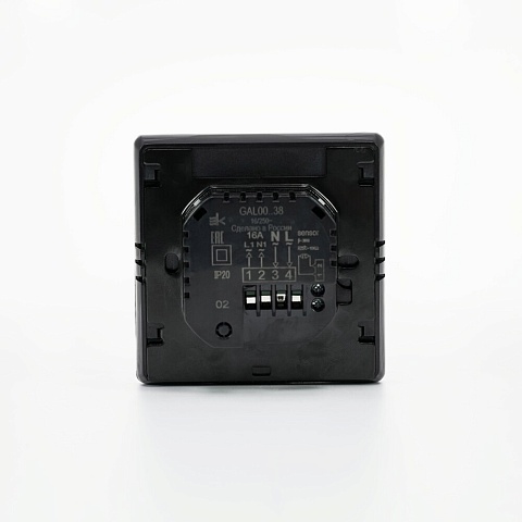 Systeme Electric ArtGallery Черный Термостат программируемый с Wi-Fi для электрического теплого пола, 16 А, моноблочный