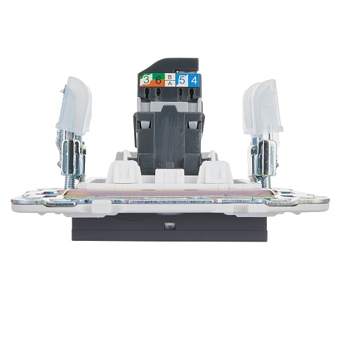 IEK SKANDY Титан Розетка компьютерная RJ45 кат.5E SK-K01T