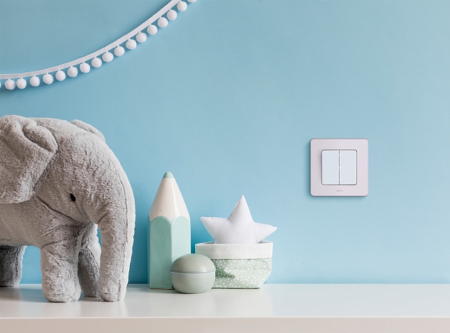 Legrand INSPIRIA Белый Выключатель двухклавишный 10 AX - 250 В