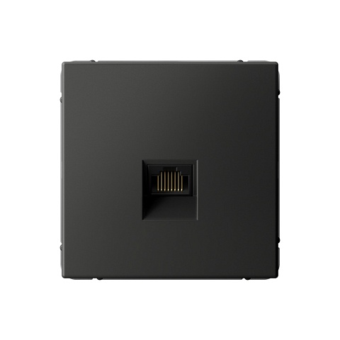 Systeme Electric ArtGallery Базальт Розетка компьютерная RJ45, кат. 6A, механизм