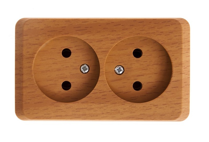 SE Этюд наруж Дача Темный бук Розетка 2-ая б/з без шторок