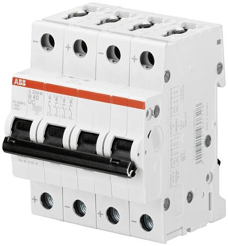 ABB Выключатель автоматический 4-полюсной S204M K60UC