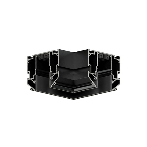 Denkirs TR2026-BK Угловой элемент 90° трека SMART ONE, алюминий, черный