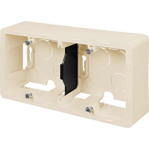 Legrand INSPIRIA Слоновая кость Коробка накладного монтажа - 2 поста