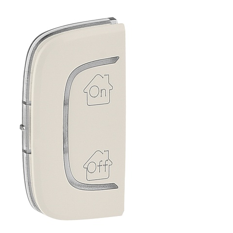 Legrand Valena ALLURE Сл.кость MyHome Накладка  мех. BUS/SCS.С сим-м "GEN-On-Off" 1 мод Уст. слева