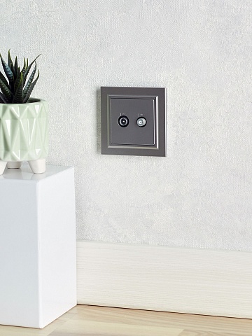 IEK BRITE Рамка 1-местная IP44 РУ-1-БрС-44 сталь