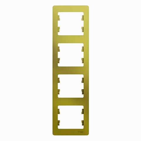 SE Glossa Фисташковый Рамка 4-ая, вертикальная