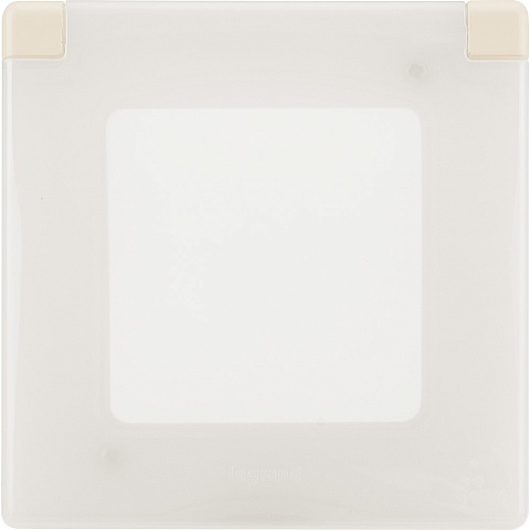 Legrand INSPIRIA Слоновая кость Рамка с защитной крышкой IP 44
